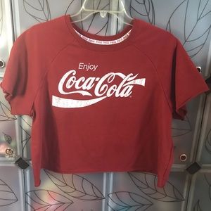 Coca Cola Women’s Tank Top Half Shirt Size XL